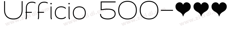 Ufficio 500字体转换
